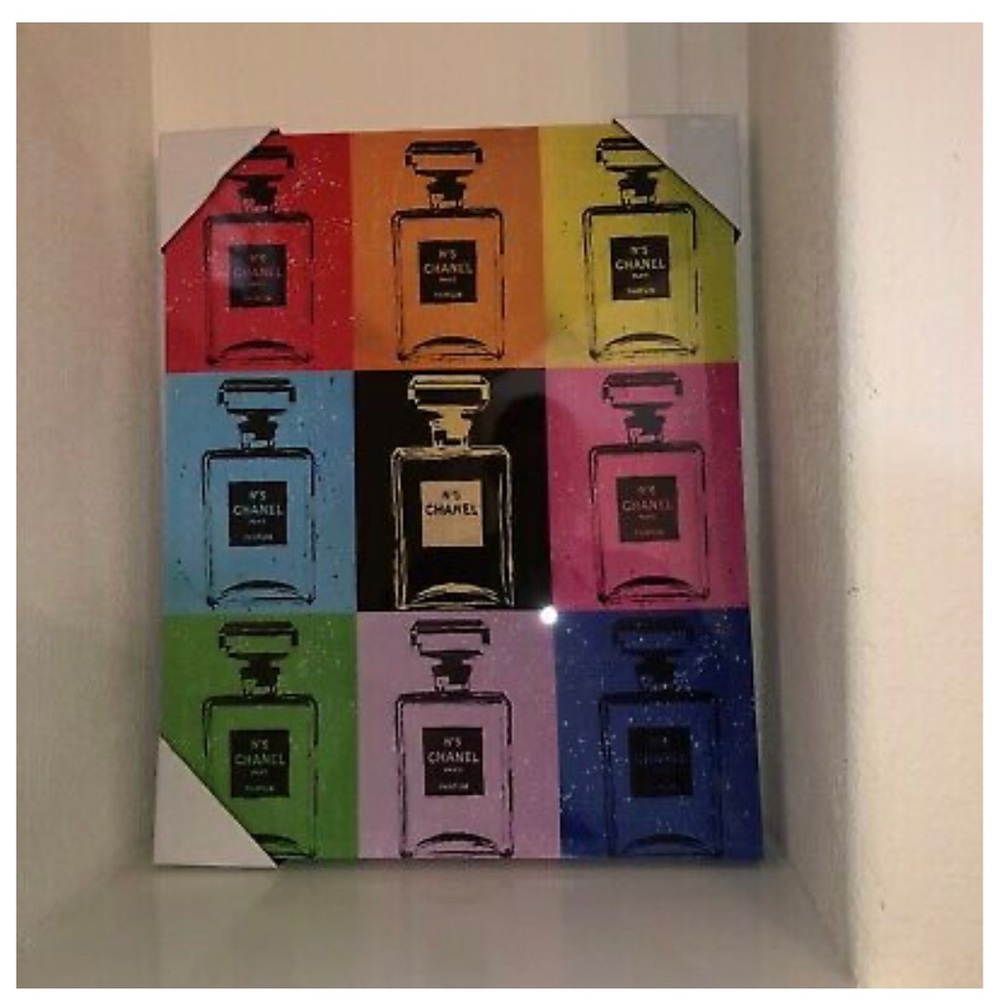 Chanel #5 wall frame